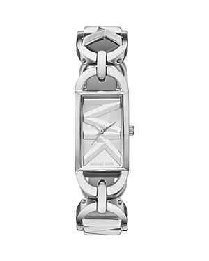 Shop Michael Kors Empire Chain Watch, 20mm X 50mm In Silver