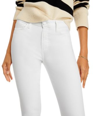 Hoxton High Rise Ankle Skinny Jeans in Crisp White