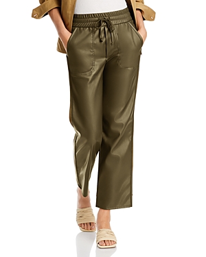 Shop Mother The Rambler Lounger Ankle Pants In Fir Green