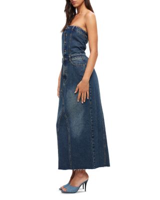 Lioness Vista Strapless Denim Dress | Bloomingdale's Women
