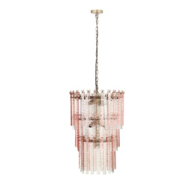 Hampshire Acrylic 3-Tier Chandelier