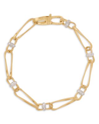 Marco Bicego - 18K Yellow Gold Marrakech Onde Diamond Link Bracelet