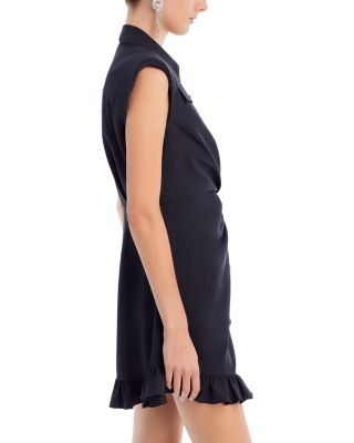 Zenni Ruffled Wrap Dress