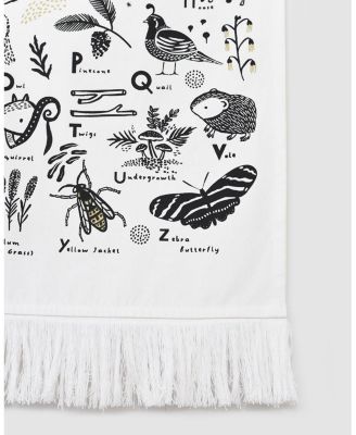 Woodland Alphabet Printed Tapestry - All Ages