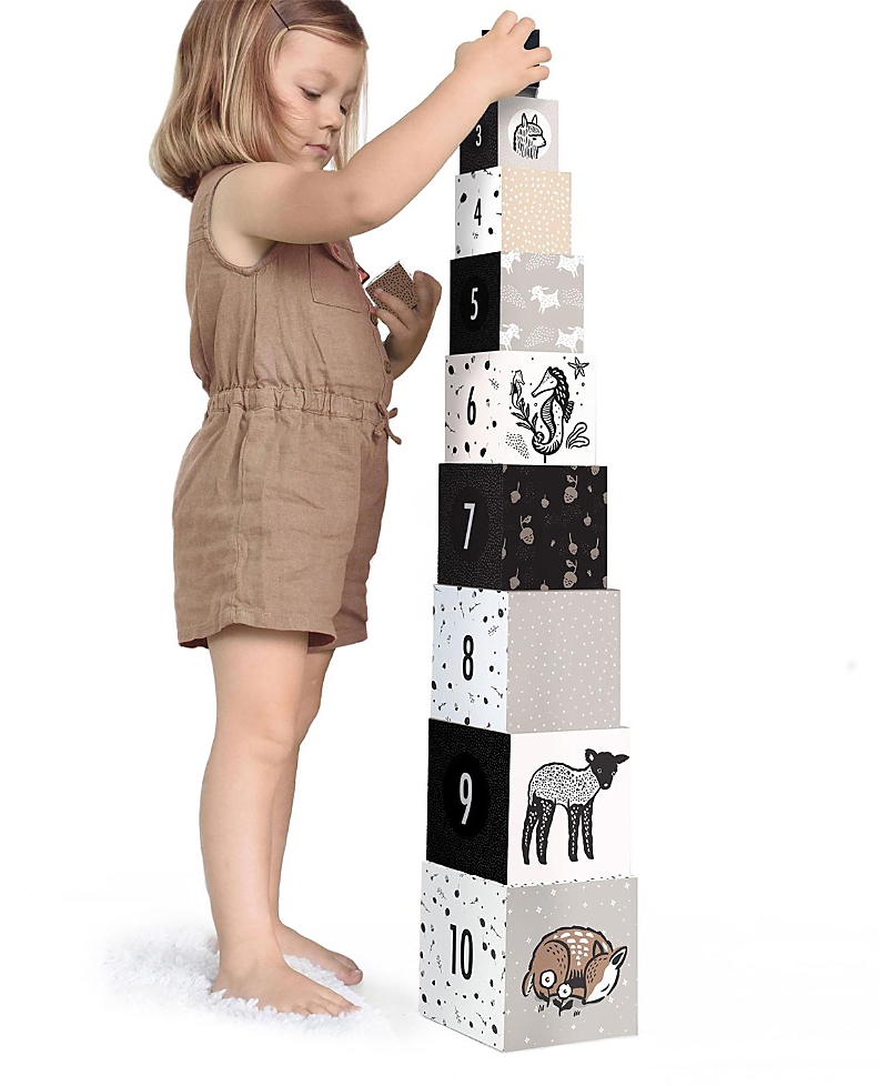 Wee Gallery Nesting Blocks - Baby Animals - Ages 2+