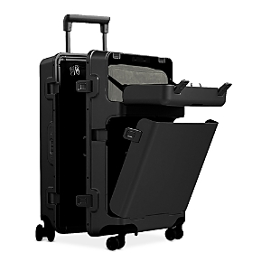 Barmes Wheeled Carryon Suitcase, Gym Bag And Packing Cubes In Black