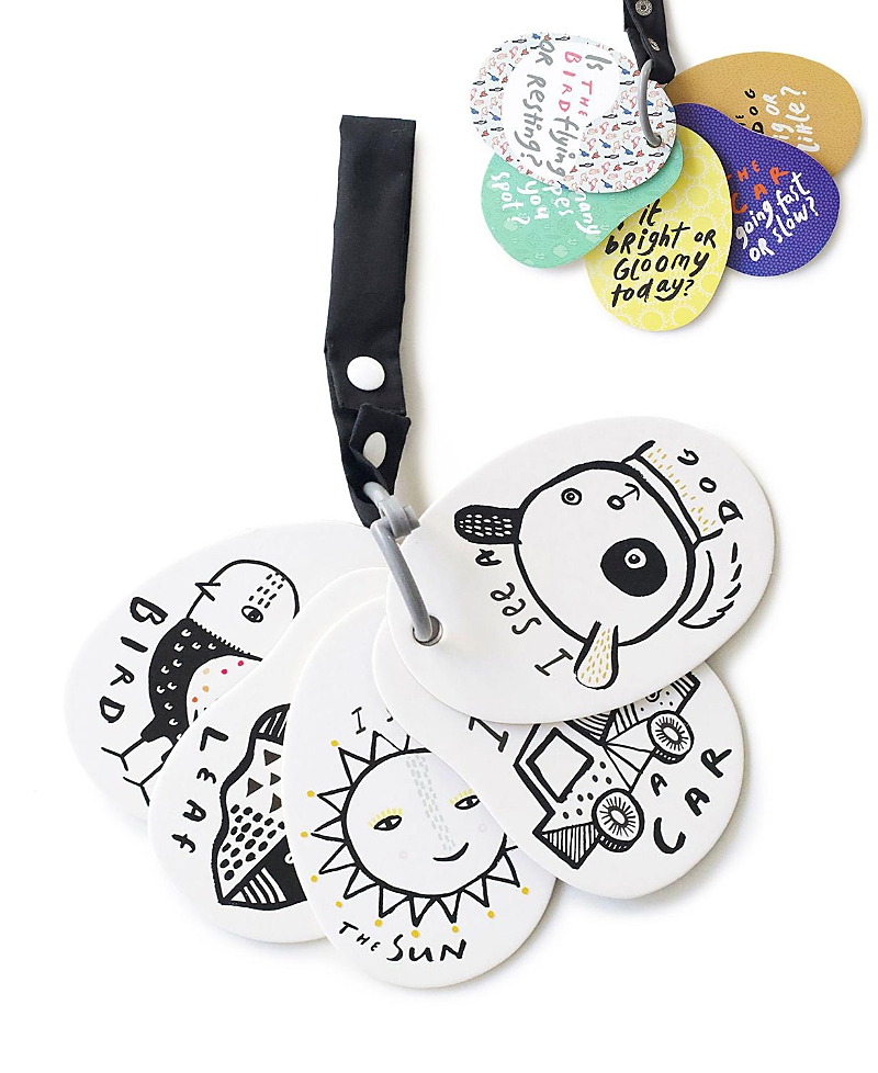 Wee Gallery Stroller Cards - I See On A Walk - Ages 6 Months+ In Multicolor