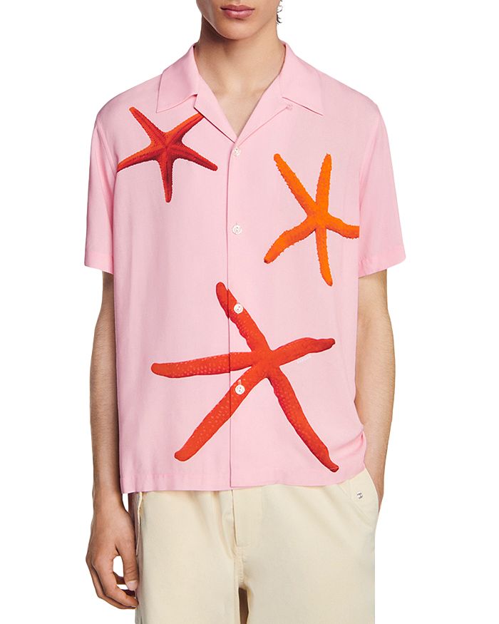 Sandro - Short Sleeve Starfish Shirt