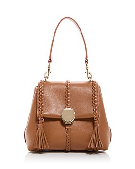 Chloé - Penelope Flap Small Leather Crossbody Bag