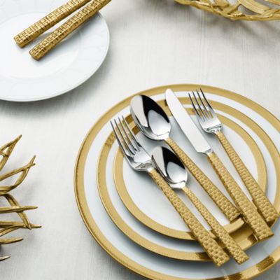 Palm Gold 5-Piece Place Setting