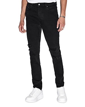 Shop Ksubi Chitch Slim Fit Jeans In Boneyard Black