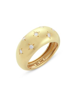 Zoë Chicco - 14K Yellow Gold Aura Diamond Ring