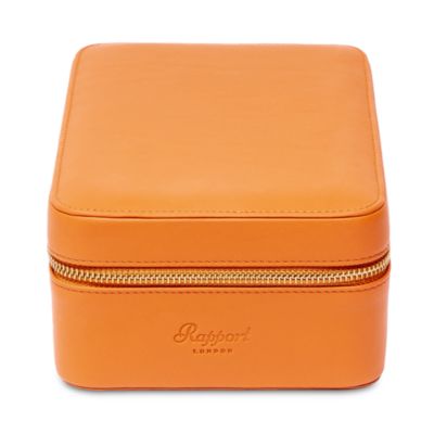 Hyde Park Four Watch Leather Zip Case