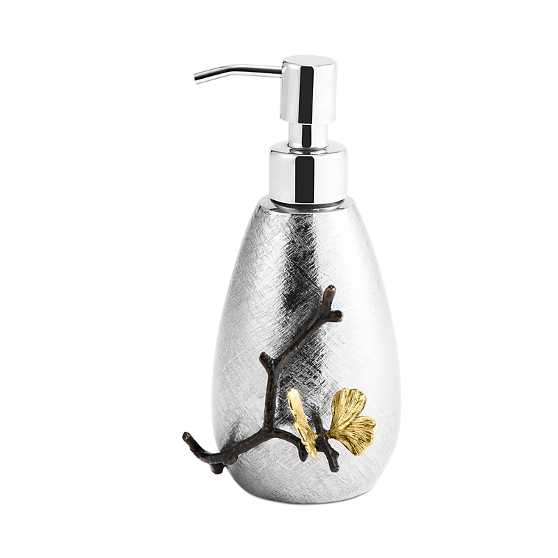 Michael Aram Butterfly Ginkgo Soap Dispenser In Silver