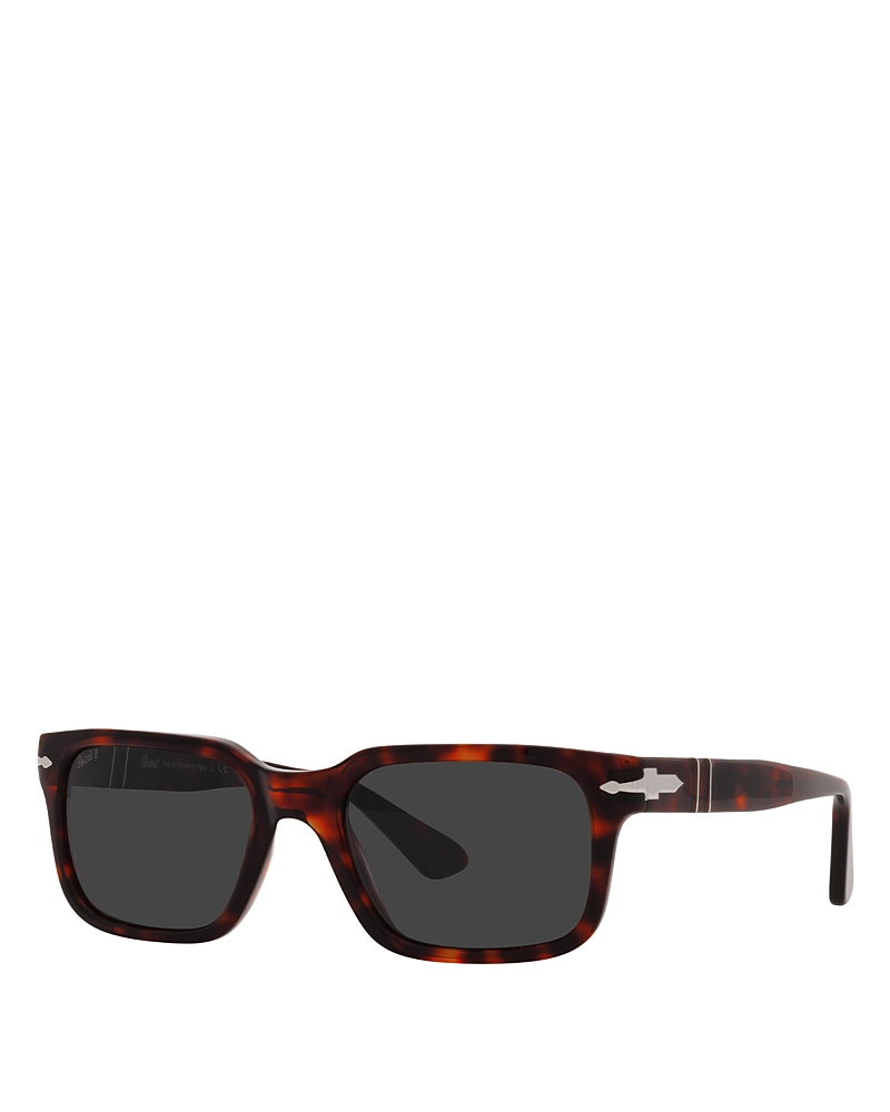 Polarized Rectangle Sunglasses, 53mm