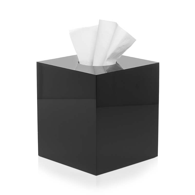 Mike And Ally Ice Boutique Tissue Box In Black