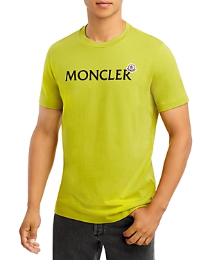 Moncler Short Sleeve Logo Tee In Green