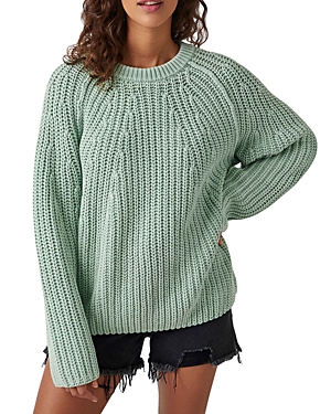 FREE PEOPLE TAKE ME HOME COTTON jumper
