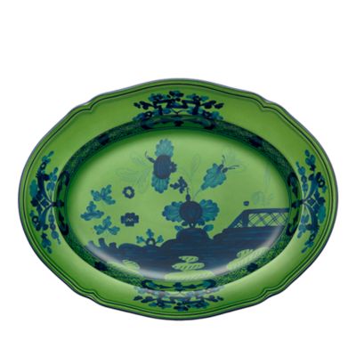 Antico Doccia Oval Flat Platter 