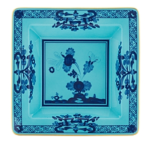 Ginori 1735 Oriente Italiano Vide Poche Oggetti Tray In Blue