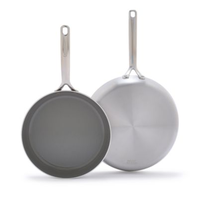 GreenPan - GP5 Stainless Steel 9.5" & 11" Frypan Set