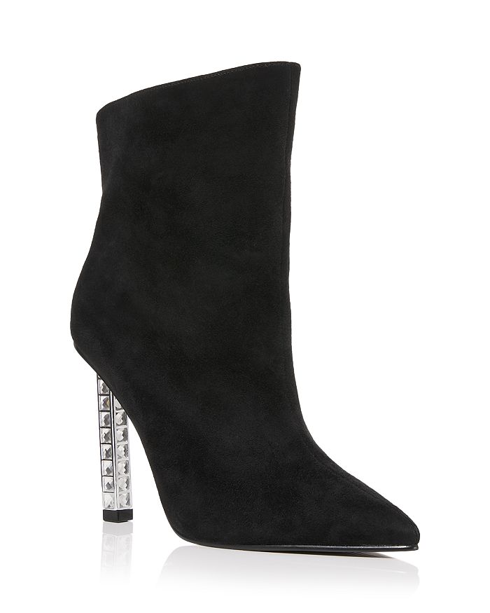 Aqua Pearl Pointed Toe Heels - 7.5