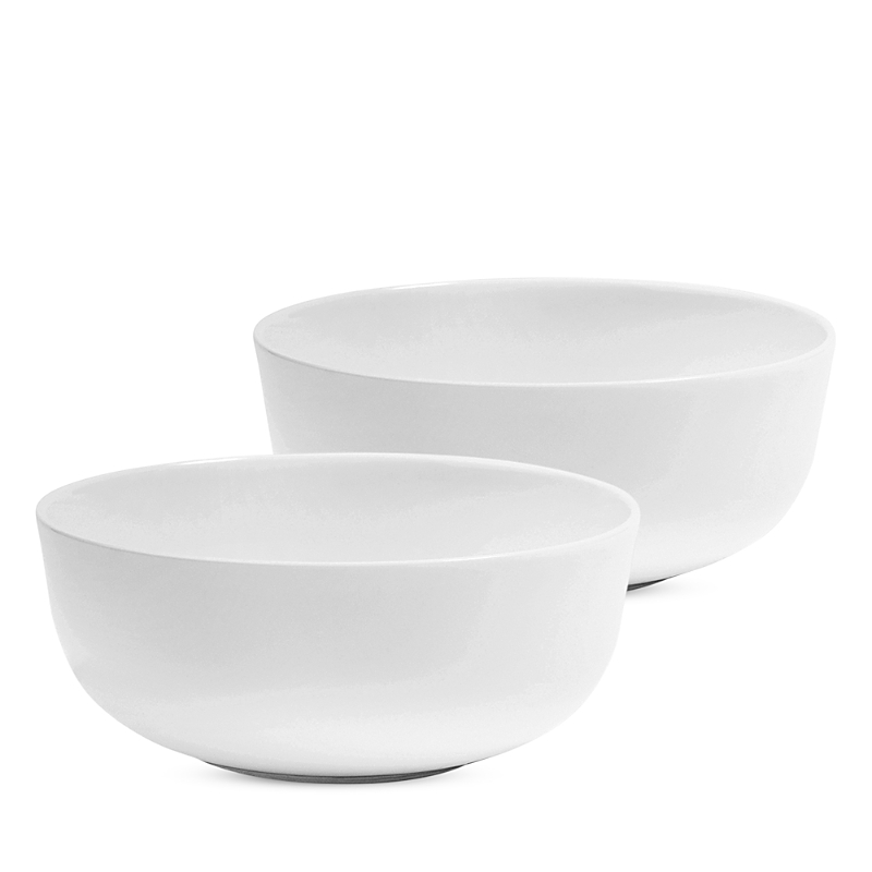 Richard Brendon Large Dip Bowl, Set Of 2 In White