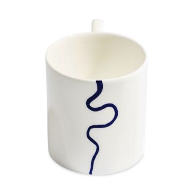 River Blue Large Mug, Set of 2