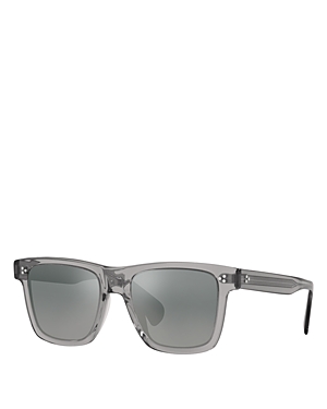 Shop Oliver Peoples Casian Sunglasses, 54mm In Gray/gray Mirrored Gradient