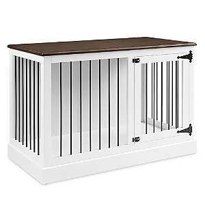 Crosley Winslow Small Credenza Dog Crate In White