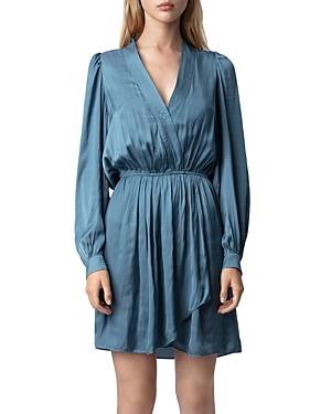 ZADIG & VOLTAIRE LONG SLEEVE MINI DRESS