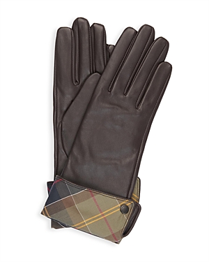 Shop Barbour Lady Jane Gloves In Brown