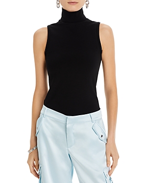 Rag & Bone Irina Ponte T Neck Tank In Black