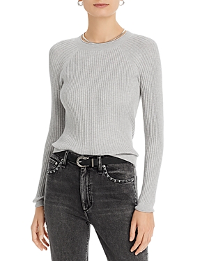 ALEX MILL RIBBED CREWNECK SWEATER