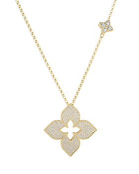 Roberto Coin - 18K Gold Venetian Princess Diamond Pendant Necklace, 1.35 ct. t.w.