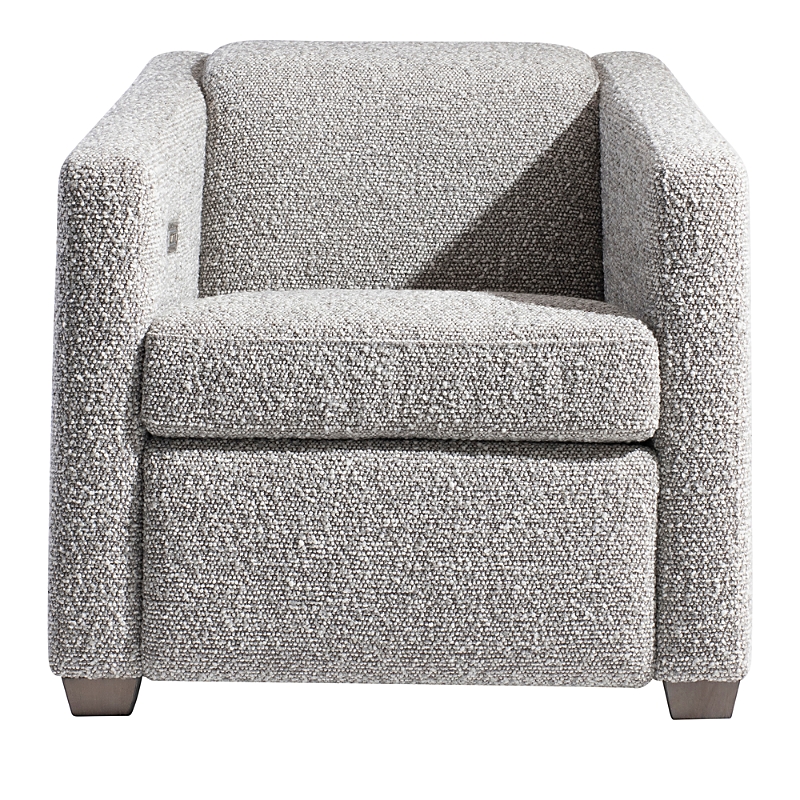 Bernhardt Covina Fabric Power Recliner In Gray
