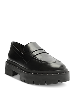 Schutz Women's Christie Studded Platform Loafers