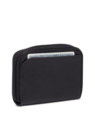 Nassau SLG Leather Embossed Zip Card Case