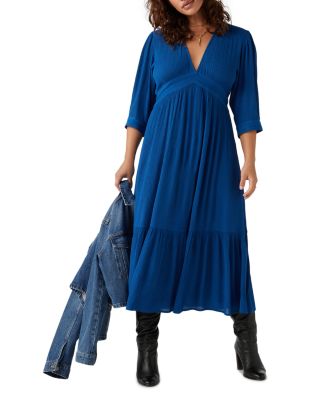 ba&sh - Saturne V Neck Midi Dress