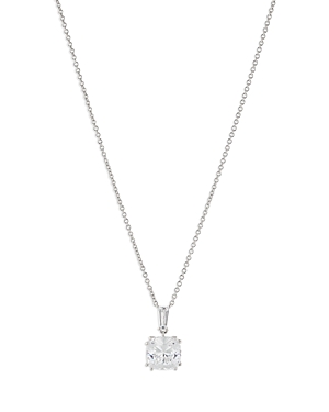 Nadri A La Carte Cushion Pendant Necklace in Rhodium Plated or 18K Gold Plated, 16
