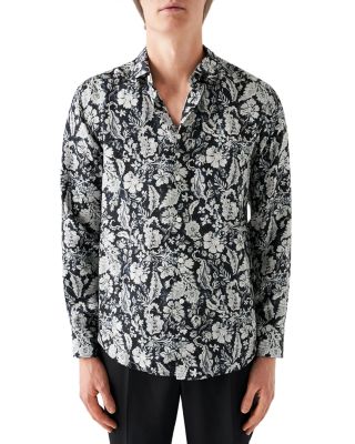 Eton - Slim Fit Silk Floral Shirt