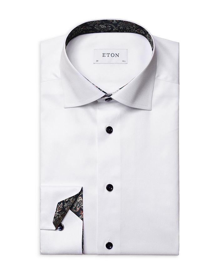 Eton Contemporary Fit Paisley Twill Shirt | Bloomingdale's