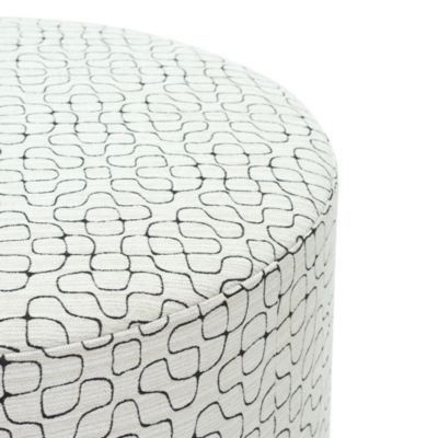 Frisco Fabric Round Ottoman