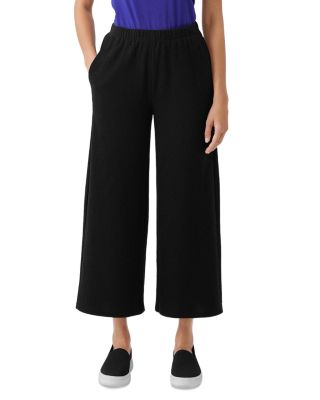 Eileen Fisher - Wide Leg Cropped Pants
