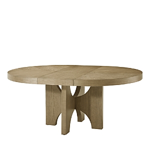 Theodore Alexander Catalina Extending Round Dining Table In Medium Yellow