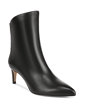 Sam Edelman Usha Pointed Toe Bootie In Black Leather