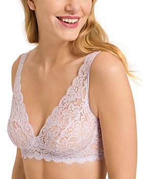 Hanro Moments Lace Soft Cup Bra 071465 Gentle Pink – Acte 3 Lingerie
