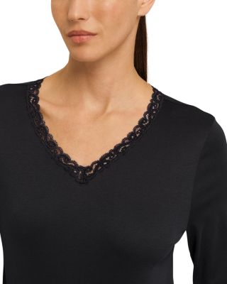 Moments Cotton Lace Trim Pajamas Set