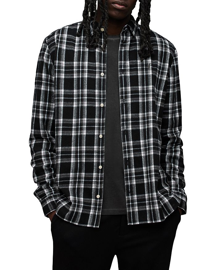 Deals Under 10 Dollars Lightning Deals of Today Flannel Shirt for Men  Fashion Long Sleeve Button Down Lapel Classic Plaid Shirts Casual Regular  Fit Jacket with Pocket at  Men's Clothing store