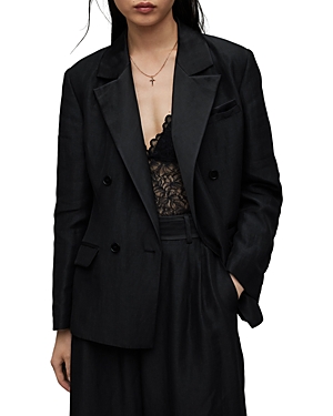 Allsaints Eve Blazer In Black
